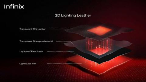 تقنية Infinix 3D Lighting Leather ستكون النقلة