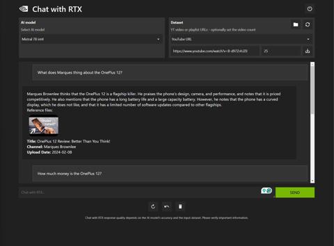 Nvidia Chat With Rtx تطبيق محادثة للذكاء