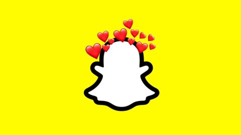 ماذا تعني القلوب الحمراء والصفراء على Snapchat